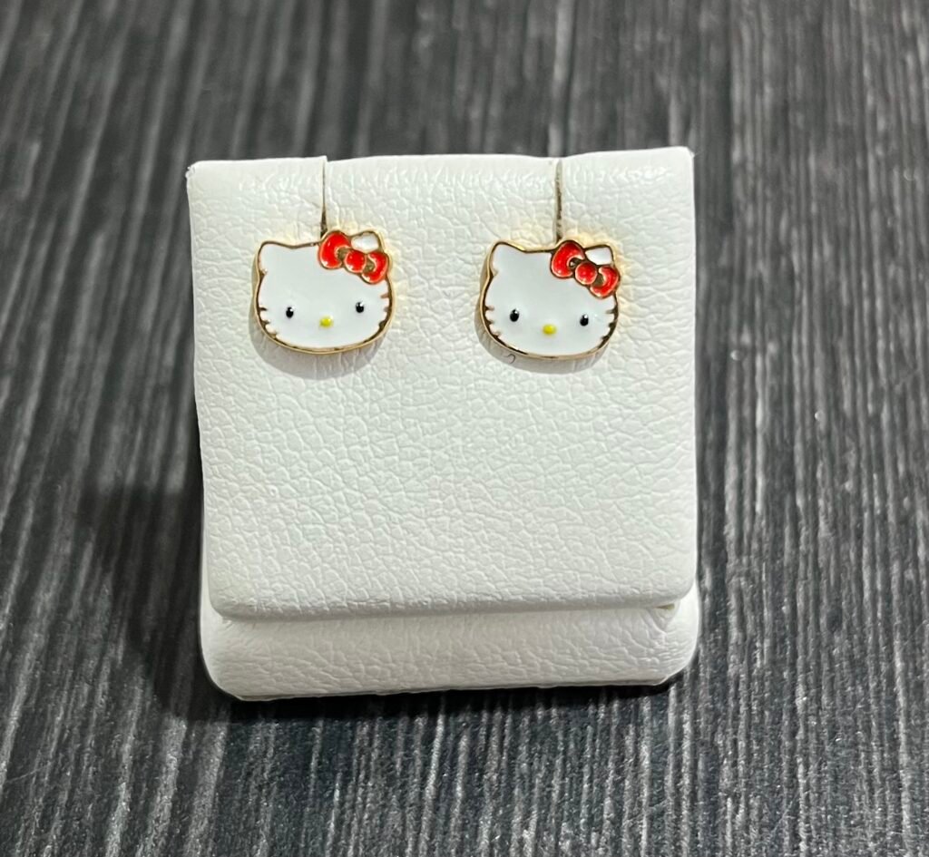 Hello Kitty Red Kids earrings