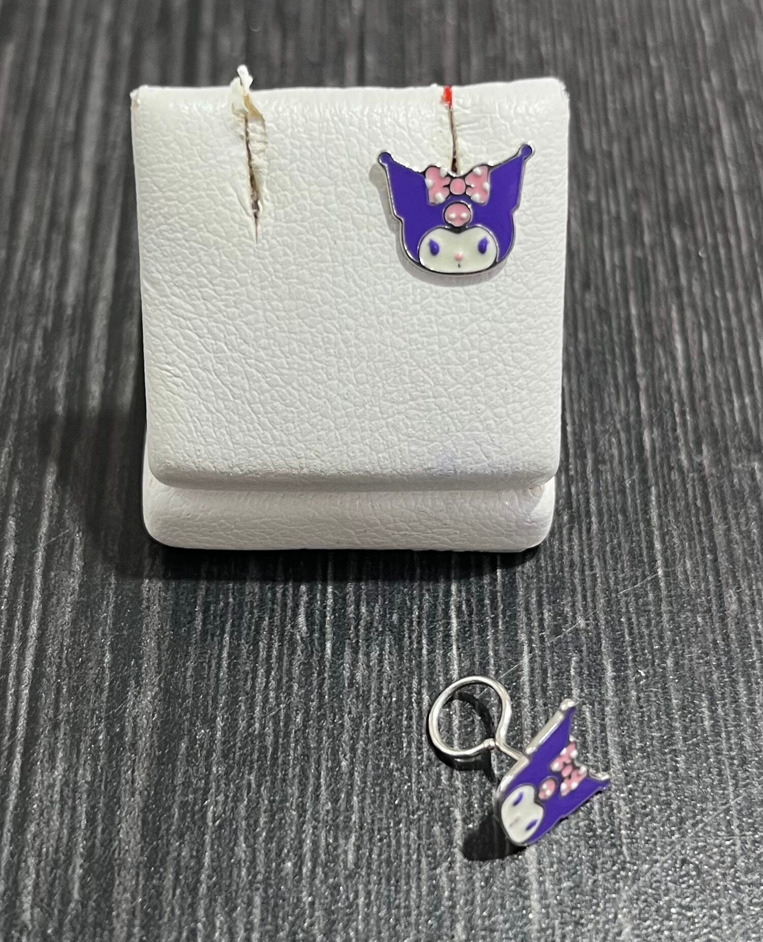 Kuromi Kids Earrings - Image 2