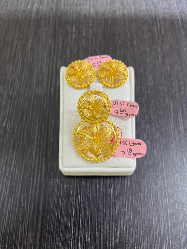 Round Melati Flower — All Size Ring